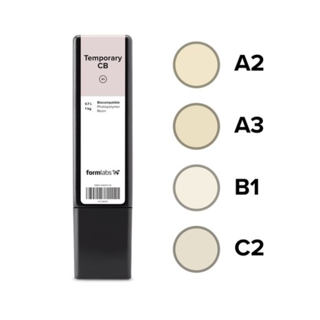 Temporary CB Resin A2 (Form 3) 1 kg (0.7 L)