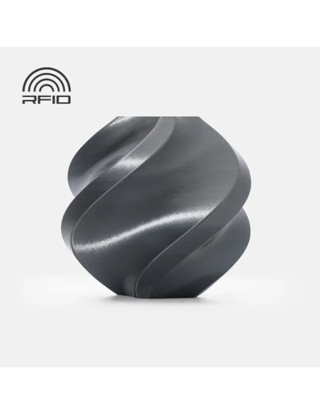 Filamento PLA Seda Bambu Lab (Silk) Gris titanio