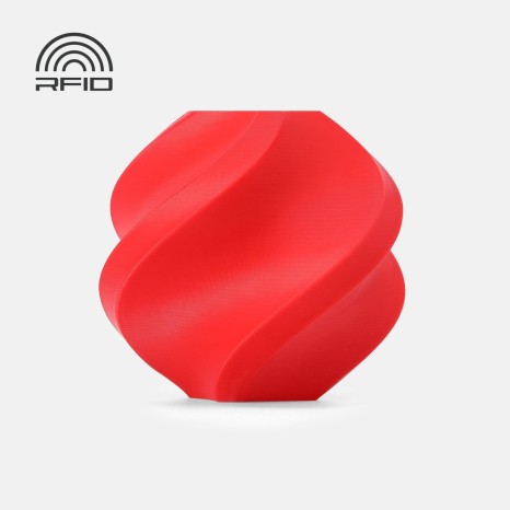 PETG HF (With Spool) – Filamento de Alto Flujo para Impresiones Más Rápidas | Bambu Lab rojo
