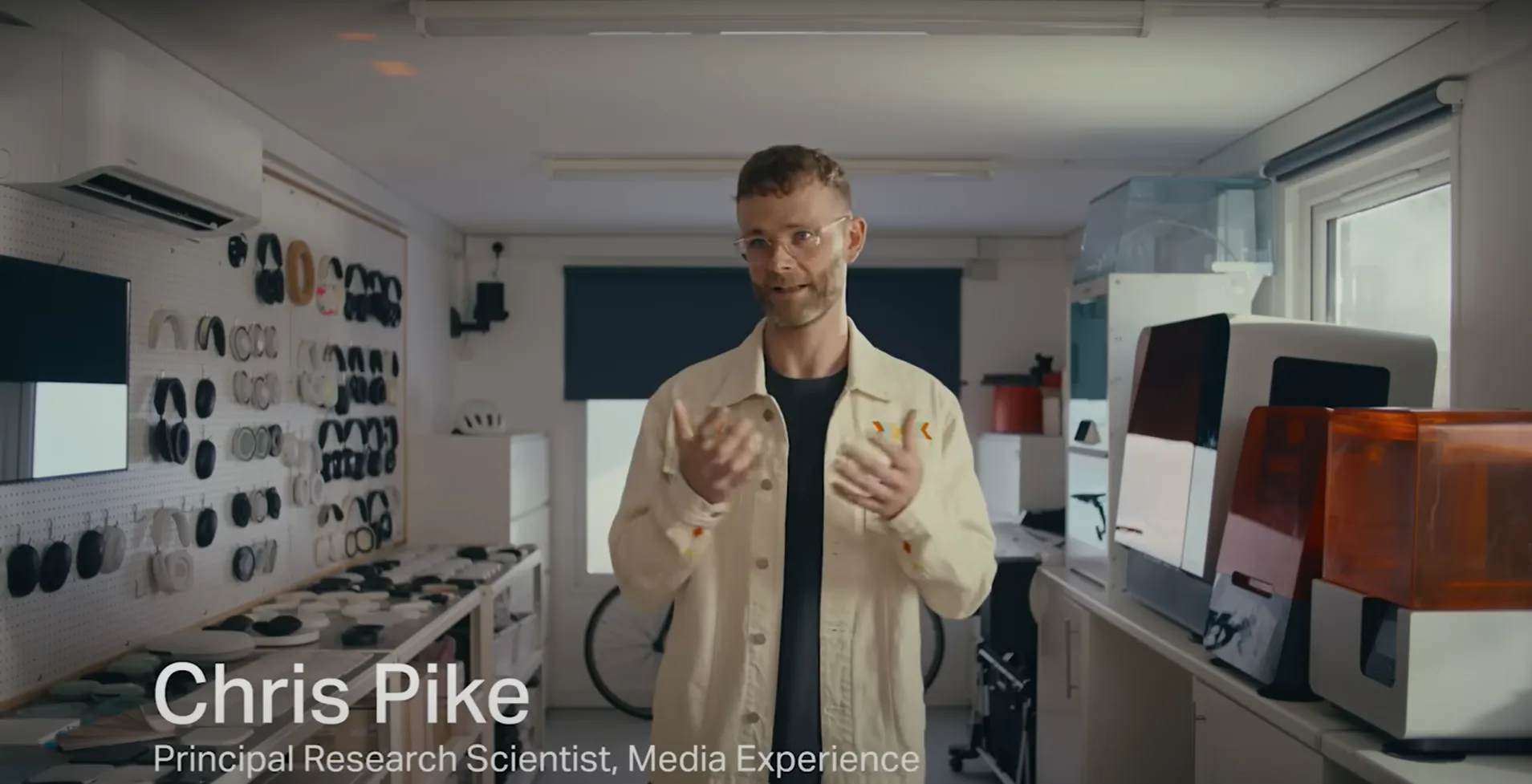 Chris Pike con Formlabs SLA para sus proeyctos